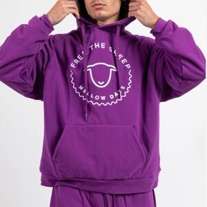 Free The Sheep NWOT Purple Sherpa Lined Sky in You Hoodie‎ 3XL Mellow Days